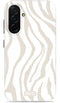 Mio by Mobilize Hoesje geschikt voor Samsung Galaxy A26 MagSafe Telefoonhoesje Hardcase | Mio by Mobilize Backcover | Geschikt voor MagSafe | Geschikt voor Draadloos Opladen met Magnetische Ring | MagSafe Case - Sandy Zebra | Wit