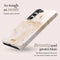 Mio by Mobilize Hoesje geschikt voor Samsung Galaxy A36 MagSafe Telefoonhoesje Hardcase | Mio by Mobilize Backcover | Geschikt voor MagSafe | Geschikt voor Draadloos Opladen met Magnetische Ring | MagSafe Case - Gold Marble | Goud