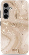 Mio by Mobilize Hoesje geschikt voor Samsung Galaxy A36 MagSafe Telefoonhoesje Hardcase | Mio by Mobilize Backcover | Geschikt voor MagSafe | Geschikt voor Draadloos Opladen met Magnetische Ring | MagSafe Case - Gold Marble | Goud