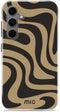 Mio by Mobilize Hoesje geschikt voor Samsung Galaxy A36 MagSafe Telefoonhoesje Hardcase | Mio by Mobilize Backcover | Geschikt voor MagSafe | Geschikt voor Draadloos Opladen met Magnetische Ring | MagSafe Case - Swirl | Bruin