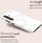 Mio by Mobilize Hoesje geschikt voor Samsung Galaxy A36 MagSafe Telefoonhoesje Hardcase | Mio by Mobilize Backcover | Geschikt voor MagSafe | Geschikt voor Draadloos Opladen met Magnetische Ring | MagSafe Case - White Marble | Wit