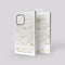 Mio by Mobilize Hoesje geschikt voor Samsung Galaxy A36 MagSafe Telefoonhoesje Hardcase | Mio by Mobilize Backcover | Geschikt voor MagSafe | Geschikt voor Draadloos Opladen met Magnetische Ring | MagSafe Case - White Roses | Wit