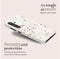 Mio by Mobilize Hoesje geschikt voor Samsung Galaxy A36 MagSafe Telefoonhoesje Hardcase | Mio by Mobilize Backcover | Geschikt voor MagSafe | Geschikt voor Draadloos Opladen met Magnetische Ring | MagSafe Case - Soft Terrazzo | Wit,goud