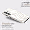 Mio by Mobilize Hoesje geschikt voor Samsung Galaxy A55 MagSafe Telefoonhoesje Hardcase | Mio by Mobilize Backcover | Geschikt voor MagSafe | Geschikt voor Draadloos Opladen met Magnetische Ring | MagSafe Case - Sandy Zebra | Wit