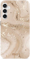 Mio by Mobilize Hoesje geschikt voor Samsung Galaxy S23 FE MagSafe Telefoonhoesje Hardcase | Mio by Mobilize Backcover | Geschikt voor MagSafe | Geschikt voor Draadloos Opladen met Magnetische Ring | MagSafe Case - Gold Marble | Goud