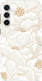 Mio by Mobilize Hoesje geschikt voor Samsung Galaxy S23 FE MagSafe Telefoonhoesje Hardcase | Mio by Mobilize Backcover | Geschikt voor MagSafe | Geschikt voor Draadloos Opladen met Magnetische Ring | MagSafe Case - White Roses | Wit