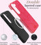 Mio by Mobilize Hoesje geschikt voor Samsung Galaxy S23 FE MagSafe Telefoonhoesje Hardcase | Mio by Mobilize Backcover | Geschikt voor MagSafe | Geschikt voor Draadloos Opladen met Magnetische Ring | MagSafe Case - Wild Hearts | Roze