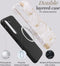 Mio by Mobilize Hoesje geschikt voor Samsung Galaxy S23 FE MagSafe Telefoonhoesje Hardcase | Mio by Mobilize Backcover | Geschikt voor MagSafe | Geschikt voor Draadloos Opladen met Magnetische Ring | MagSafe Case - White Roses | Wit
