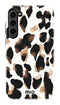 Mio by Mobilize Hoesje geschikt voor Samsung Galaxy S23 MagSafe Telefoonhoesje Hardcase | Mio by Mobilize Backcover | Geschikt voor MagSafe | Geschikt voor Draadloos Opladen met Magnetische Ring | MagSafe Case - Leopard | Zwart,wit