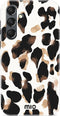 Mio by Mobilize Hoesje geschikt voor Samsung Galaxy S24 MagSafe Telefoonhoesje Hardcase | Mio by Mobilize Backcover | Geschikt voor MagSafe | Geschikt voor Draadloos Opladen met Magnetische Ring | MagSafe Case - Leopard | Zwart,wit