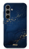 Mio by Mobilize Hoesje geschikt voor Samsung Galaxy S24 MagSafe Telefoonhoesje Hardcase | Mio by Mobilize Backcover | Geschikt voor MagSafe | Geschikt voor Draadloos Opladen met Magnetische Ring | MagSafe Case - Midnight Sparkle | Blauw