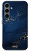 Mio by Mobilize Hoesje geschikt voor Samsung Galaxy S24 MagSafe Telefoonhoesje Hardcase | Mio by Mobilize Backcover | Geschikt voor MagSafe | Geschikt voor Draadloos Opladen met Magnetische Ring | MagSafe Case - Midnight Sparkle | Blauw