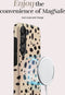Mio by Mobilize Hoesje geschikt voor Samsung Galaxy S24 Plus MagSafe Telefoonhoesje Hardcase | Mio by Mobilize Backcover | Geschikt voor MagSafe | Geschikt voor Draadloos Opladen met Magnetische Ring | MagSafe Case - Spots | Bruin