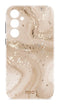 Mio by Mobilize Hoesje geschikt voor Samsung Galaxy S25 MagSafe Telefoonhoesje Hardcase | Mio by Mobilize Backcover | Geschikt voor MagSafe | Geschikt voor Draadloos Opladen met Magnetische Ring | MagSafe Case - Gold Marble | Bruin