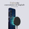 Mio by Mobilize Hoesje geschikt voor Samsung Galaxy S25 MagSafe Telefoonhoesje Hardcase | Mio by Mobilize Backcover | Geschikt voor MagSafe | Geschikt voor Draadloos Opladen met Magnetische Ring | MagSafe Case - Midnight Sparkle | Blauw