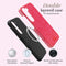 Mio by Mobilize Hoesje geschikt voor Samsung Galaxy S25 MagSafe Telefoonhoesje Hardcase | Mio by Mobilize Backcover | Geschikt voor MagSafe | Geschikt voor Draadloos Opladen met Magnetische Ring | MagSafe Case - Wild Hearts | Roze