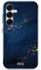 Mio by Mobilize Hoesje geschikt voor Samsung Galaxy S25 MagSafe Telefoonhoesje Hardcase | Mio by Mobilize Backcover | Geschikt voor MagSafe | Geschikt voor Draadloos Opladen met Magnetische Ring | MagSafe Case - Midnight Sparkle | Blauw