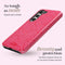 Mio by Mobilize Hoesje geschikt voor Samsung Galaxy S25 Plus MagSafe Telefoonhoesje Hardcase | Mio by Mobilize Backcover | Geschikt voor MagSafe | Geschikt voor Draadloos Opladen met Magnetische Ring | MagSafe Case - Wild Hearts | Roze