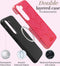 Mio by Mobilize Hoesje geschikt voor Samsung Galaxy S25 Ultra MagSafe Telefoonhoesje Hardcase | Mio by Mobilize Backcover | Geschikt voor MagSafe | Geschikt voor Draadloos Opladen met Magnetische Ring | MagSafe Case - Wild Hearts | Roze