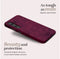 Mio by Mobilize Hoesje geschikt voor Samsung Galaxy S25 Ultra MagSafe Telefoonhoesje Hardcase | Mio by Mobilize Backcover | Geschikt voor MagSafe | Geschikt voor Draadloos Opladen met Magnetische Ring | MagSafe Case - Berry Blooms | Rood