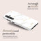 Mio by Mobilize Hoesje geschikt voor Samsung Galaxy S25 Ultra MagSafe Telefoonhoesje Hardcase | Mio by Mobilize Backcover | Geschikt voor MagSafe | Geschikt voor Draadloos Opladen met Magnetische Ring | MagSafe Case - White Marble | Wit