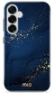 Mio by Mobilize Hoesje geschikt voor Samsung Galaxy S25 Ultra MagSafe Telefoonhoesje Hardcase | Mio by Mobilize Backcover | Geschikt voor MagSafe | Geschikt voor Draadloos Opladen met Magnetische Ring | MagSafe Case - Midnight Sparkle | Blauw