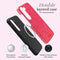 Mio by Mobilize Hoesje geschikt voor Samsung Galaxy S25 Ultra MagSafe Telefoonhoesje Hardcase | Mio by Mobilize Backcover | Geschikt voor MagSafe | Geschikt voor Draadloos Opladen met Magnetische Ring | MagSafe Case - Wild Hearts | Roze