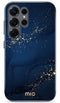 Mio by Mobilize Hoesje geschikt voor Samsung Galaxy S25 Ultra MagSafe Telefoonhoesje Hardcase | Mio by Mobilize Backcover | Geschikt voor MagSafe | Geschikt voor Draadloos Opladen met Magnetische Ring | MagSafe Case - Midnight Sparkle | Blauw