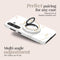 Mio by Mobilize MagSafe Telefoon Ring | Mio by Mobilize Holder - White Marble Universeel