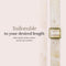 Mio by Mobilize Nylon Universeel Telefoonkoord Verstelbaar - Gold Marble