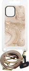 Mio by Mobilize Nylon Universeel Telefoonkoord Verstelbaar - Gold Marble