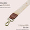 Mio by Mobilize Nylon Universeel Telefoonkoord Verstelbaar - Gold Marble