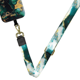 Mio by Mobilize Nylon Universeel Telefoonkoord Verstelbaar - Green Marble