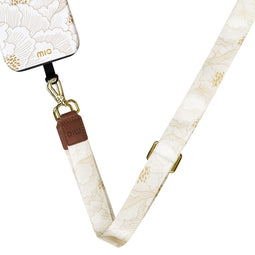 Mio by Mobilize Nylon Universeel Telefoonkoord Verstelbaar - White Roses