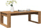 vidaXL - Salontafel - 102x50x35 - cm - bewerkt - hout - artisanaal - eikenkleurig