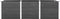 vidaXL - Plantenbak - verhoogd - 300x50x91 - cm - HKC - grijs