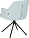 MIRA - Eetkamerstoel set van 2 - Mintgroen - Stof
