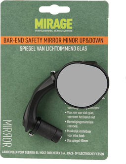 Mirage Fietsspiegel Minor Bar-end E-bike 50 Mm Links/rechts Zwart