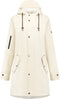 Mirage Regenjas Rainfall Trenchcoat maat M gemaakt van polyester soft touch off white