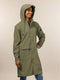 Mirage Regenjas Rainfall Trenchcoat maat S gemaakt van polyester soft touch olive green