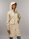 Mirage Regenjas Rainfall Trenchcoat maat S gemaakt van polyester soft touch off white