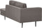 MIRAMAS - Chaise longue - Bruin - Linkszijdig - Polyester