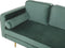 MIRAMAS - Chaise longue - Groen - Linkerzijde - Fluweel