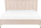 MIRIBEL - Tweepersoonsbed - Beige - 160x200 - Fluweel