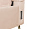 MIRIBEL - Tweepersoonsbed - Beige - 160x200 - Fluweel