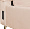 MIRIBEL - Tweepersoonsbed - Beige - 180x200 - Fluweel