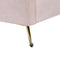 MIRIBEL - Tweepersoonsbed - Roze - 160x200 - Fluweel