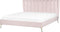 MIRIBEL - Tweepersoonsbed - Roze - 180x200 - Fluweel