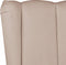 MIRIBEL - Tweepersoonsbed - Taupe - 140x200 - Fluweel