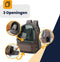 MIRO® Katten Rugzak Transport - Reismand Kat & Hond - Vervoersbox Draag Tas - Hondenrugzak - Dieren Reistas - Vervoerstas - Bruin